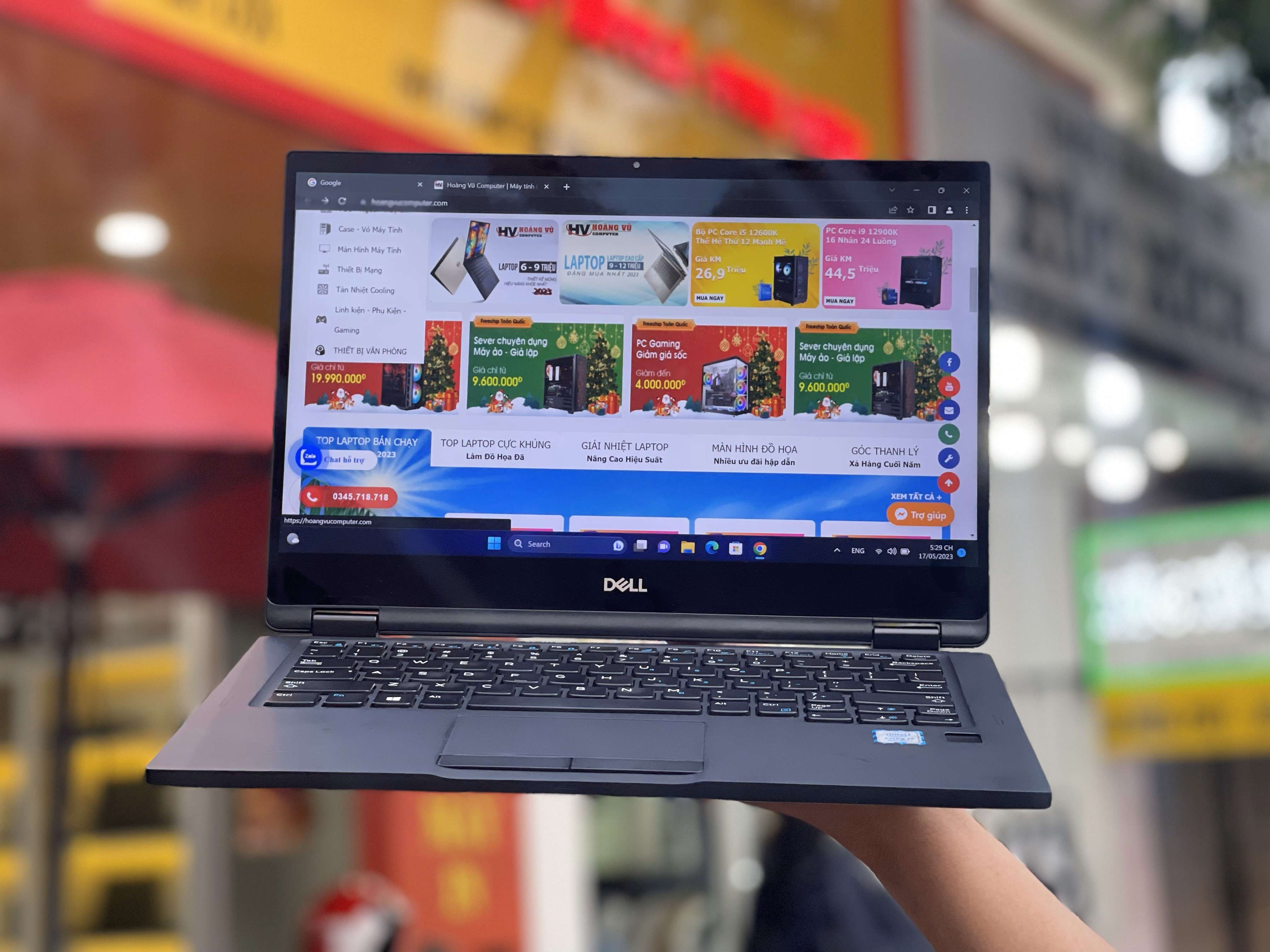 Dell Latitude 7390 2 trong 1 (i7-8650U, FHD) Cảm ứng Xoay gập 360 Laptop linew 99%
