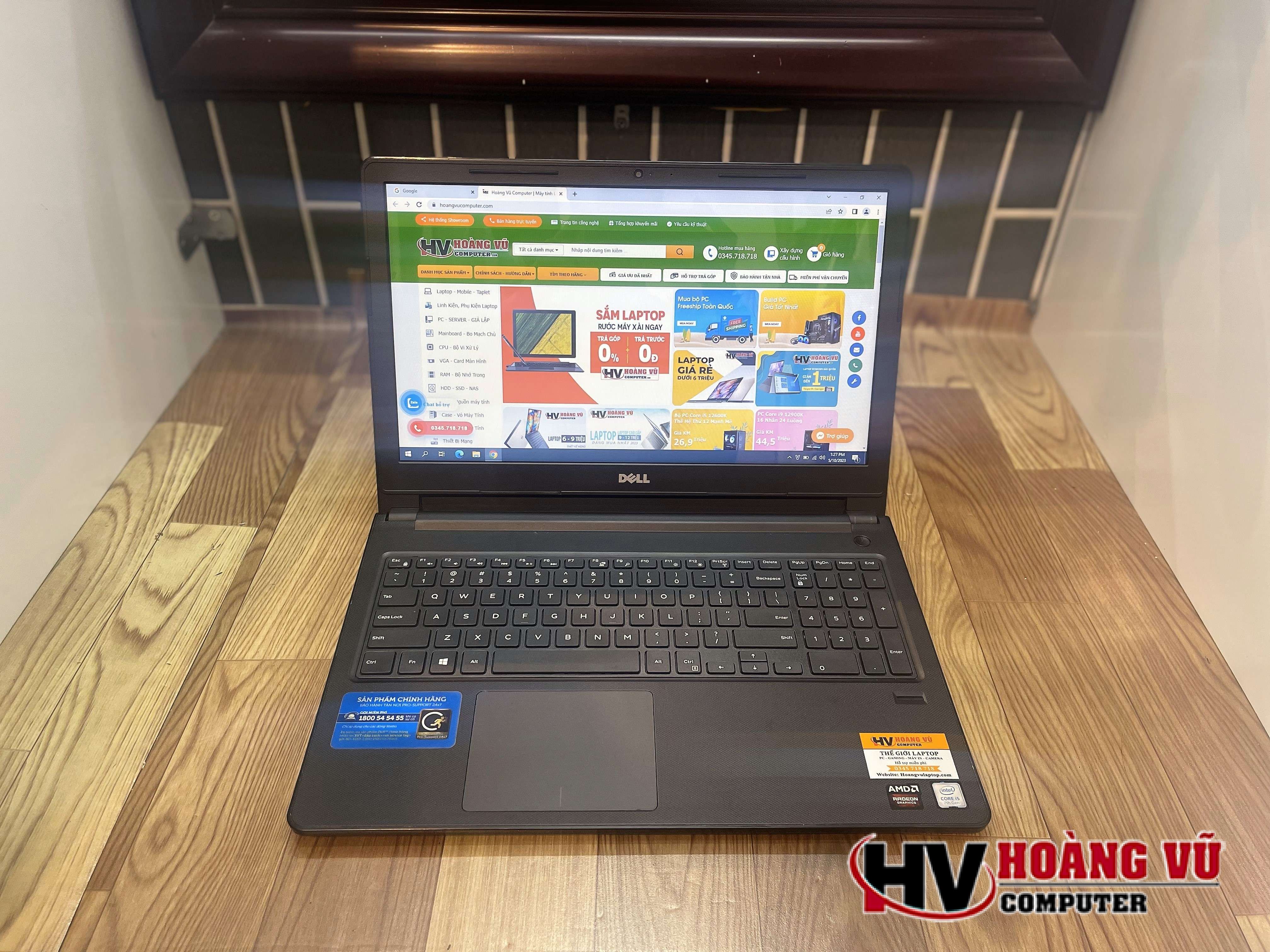 Laptop Dell Vostro 3568 i5 7200U/8GB/SSD128GB/HDD320GB/Win10