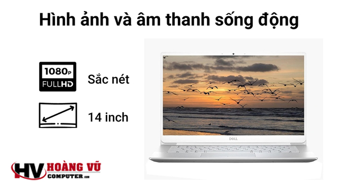 Laptop Dell Inspiron 5490 i5 1035G1/8GB/512GB/MX230 2GB/14