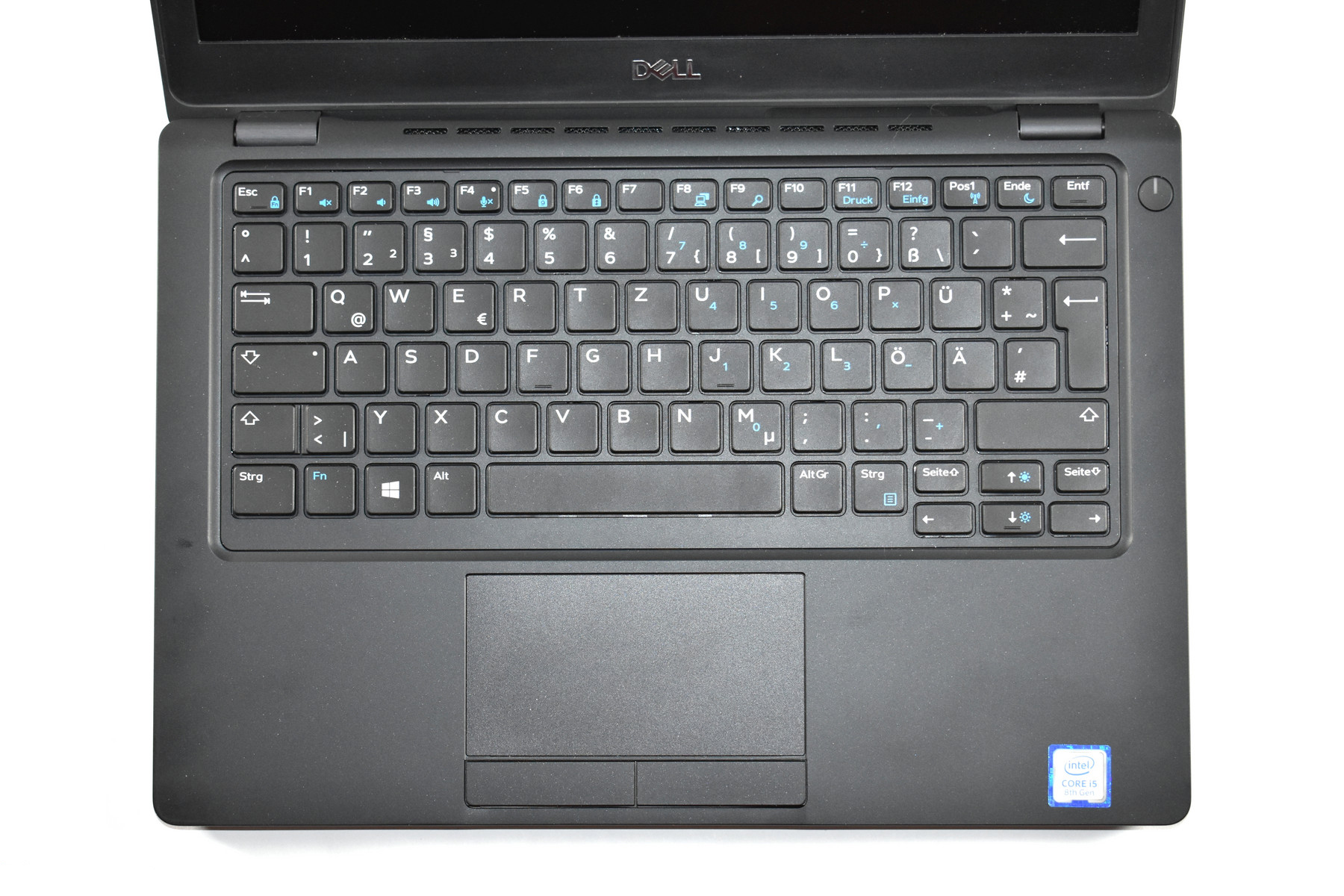 Khu vực bàn phím của Dell Latitude 5290