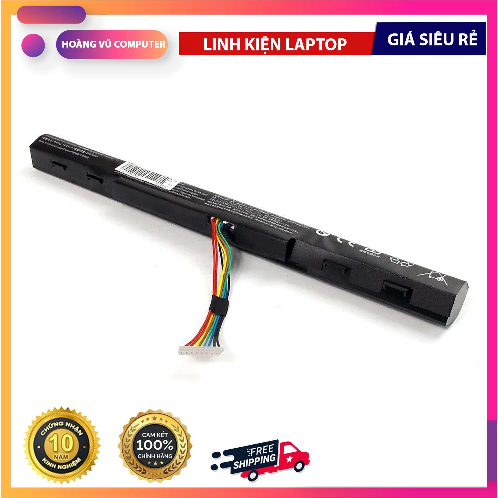 Pin Laptop ZIN Acer Aspire AL15A32 AS16A8K E5-573 EA5-575 E5-573G E5-553G E5-771 E15