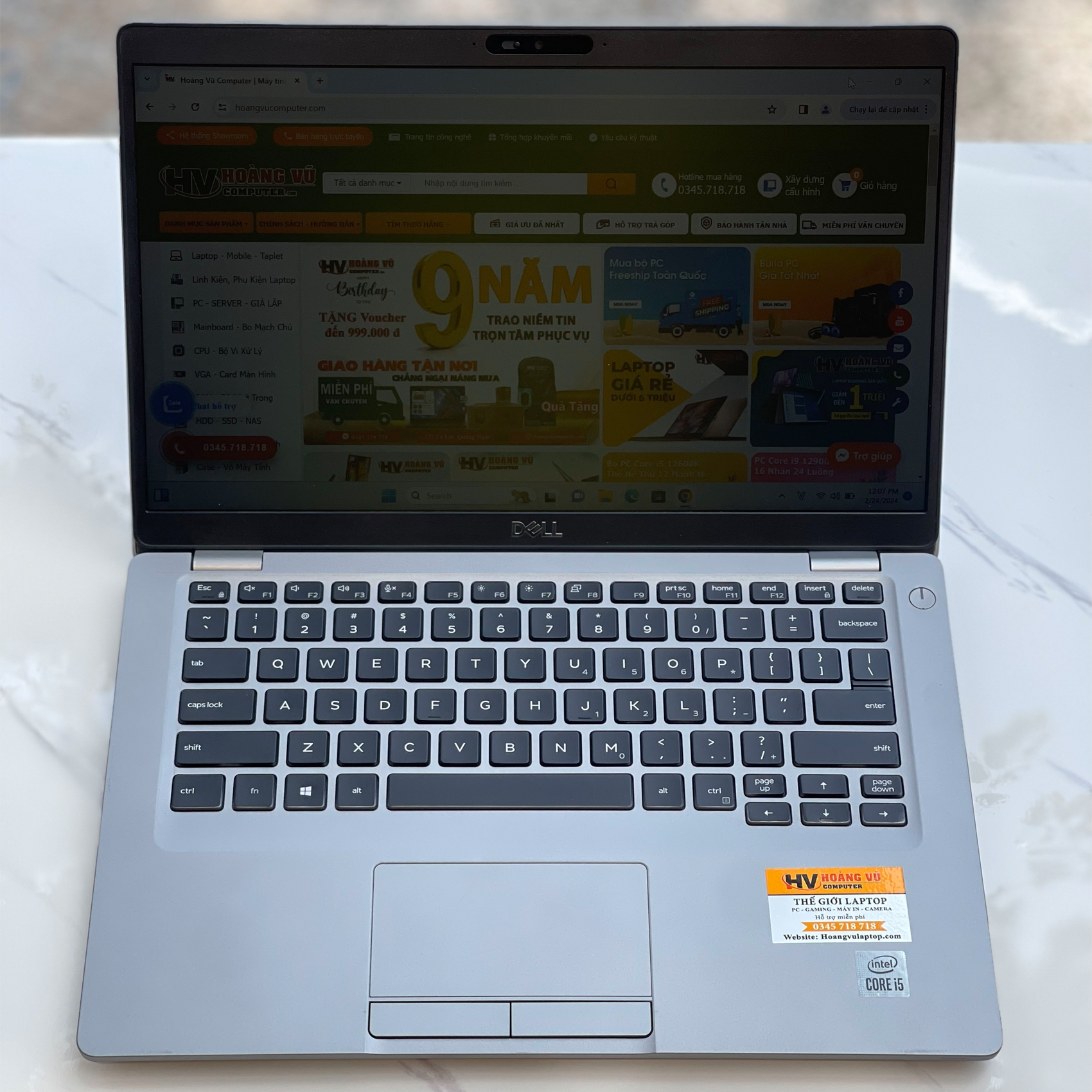 Dell Latitude 5310 Core i5- 10310U 8 GB SSD 256 GB PCie Màn 13.3 FHD Màu Xám