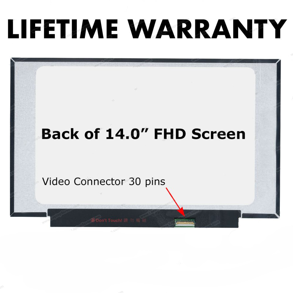 Màn hình LCD thay thế 14.0 Full HD iPS viền mỏng 30 Pin không tai