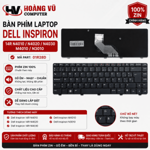Bàn phím Dell Inspiron N4010 N4020 N4030 M4010 N3010 zin Quảng Ngãi – gõ êm, thay nhanh tại Hoàng Vũ Computer.