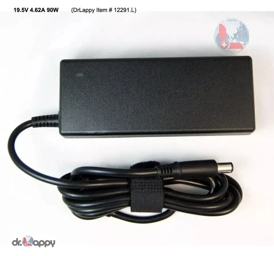Tem thông số công suất của Sạc Dell 19.5V 4.62A 90W 7.4mm 5.0mm Kim Lớn