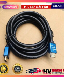 Cáp HDMI 2.0 4K HW1910 SL-V19 dây tròn loại hộp – hỗ trợ 4K@60Hz, truyền tải hình ảnh sắc nét, kết nối ổn định. Mua uy tín tại Hoàng Vũ Computer.