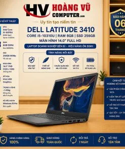 💻 Laptop Dell Latitude 3410 i5-10310U | RAM 8GB | SSD 256GB | 14” FHD – Bền Bỉ, Ổn Định, Giá Tốt Cho Văn Phòng