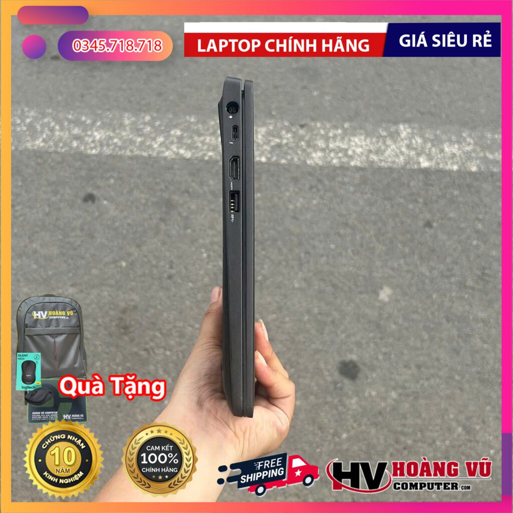 Mặt lưng và độ hoàn thiện của Dell Latitude 5300 i5-8365U Ram 8GB SSD 256GB Màn hình 13.3 inch FHD