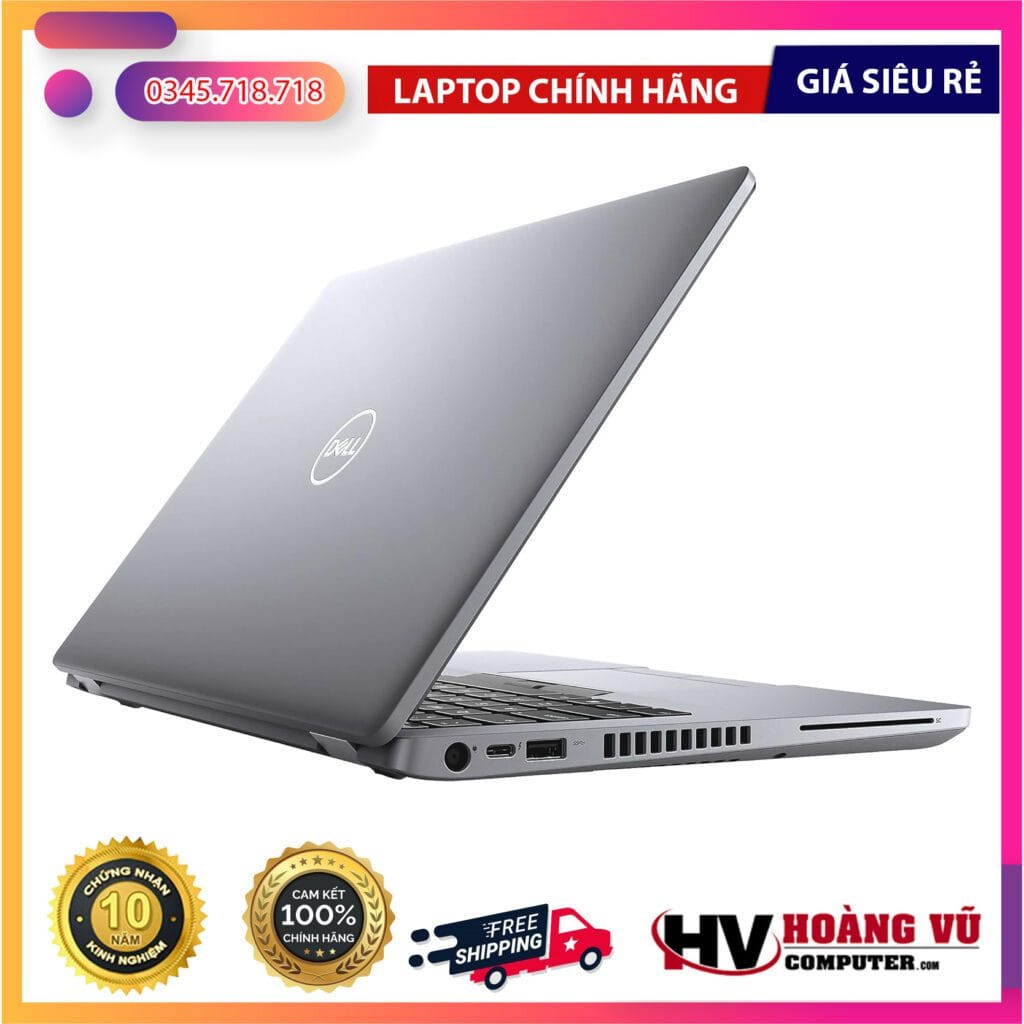 Mặt lưng và độ hoàn thiện của Dell Latitude 5410 Core i5 | Core i7 ổ cứng SSD PCie Màn 14.0 FHD Màu Xám