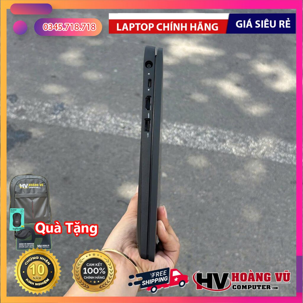Mặt lưng và độ hoàn thiện của Dell Latitude 7400 i5-8365U Ram 8GB SSD 256GB Màn hình 14.0 inch FHD