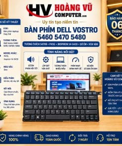 Keyboard Dell V5460 5470 V5470 5480 V5480 14-5439 - Hoàng Vũ Computer