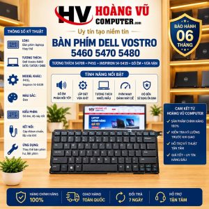 Keyboard Dell V5460 5470 V5470 5480 V5480 14-5439 - Hoàng Vũ Computer