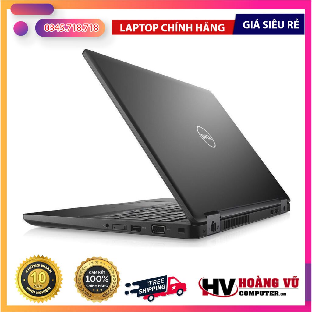 Khu vực bàn phím / cổng kết nối của Dell Latitude 5580 i7-7600U Ram 8GB SSD 256GB Màn 15.6 inch FHD
