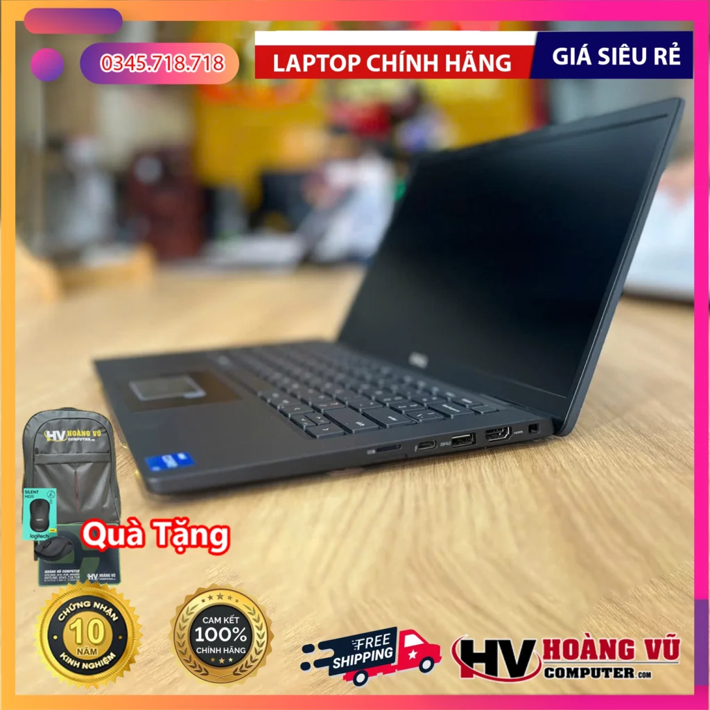 Mặt lưng và độ hoàn thiện của Dell Latitude 7320 1145G7 Ram 16GB SSD 256GB Màn 13.3 inch FHD