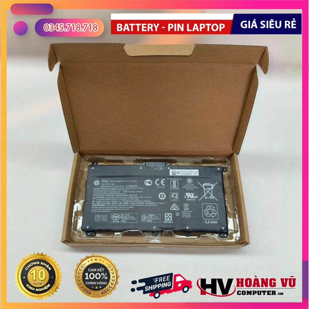 Thiết kế dây sạc / adapter của Pin HT03XL for HP Pavilion L11421-2C2 L11119-855 15-CS 15-DA