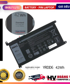 Pin YRDD6 42Wh – Pin Chuẩn Zin Cho Dell Inspiron 14 5481 / 5482 / 5485 / 5491