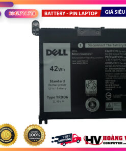 Pin YRDD6 42Wh – Pin Chuẩn Zin Cho Dell Inspiron 14 5481 / 5482 / 5485 / 5491