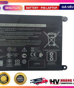 Pin YRDD6 42Wh – Pin Chuẩn Zin Cho Dell Inspiron 14 5481 / 5482 / 5485 / 5491