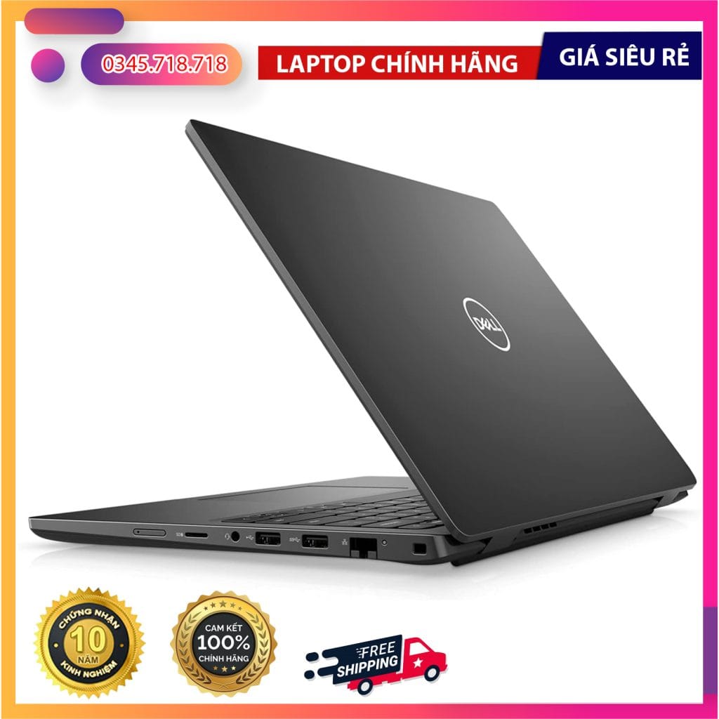 Mặt lưng và độ hoàn thiện của Dell Latitude 3420 I5-1135G7 Ram 8GB SSD 256GB Màn 14.0 inch FHD