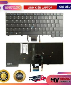 Bàn phím Laptop Dell Latitude 12 7000 E7240 E7440 E7420 P22S - Hàng LK