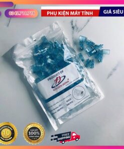 Hạt mạng Golden Japan Cat 6 RJ45 - Đầu bấm mạng Cat 6 Golden Japan chân lệch zíc zắc đồng xịn - Bịch
