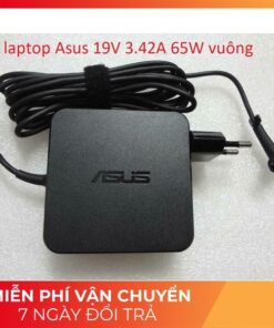 Sạc laptop Asus Vuông 19V 3.42A đầu 5.5*2.5mm, 65w (Zin) - Hàng nhập khẩu - Bộ