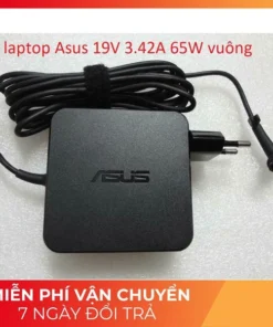 Sạc laptop Asus Vuông 19V 3.42A đầu 5.5*2.5mm, 65w (Zin) - Hàng nhập khẩu - Bộ - Hoàng Vũ Computer
