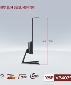 Màn hình VSP IPS Thinking 24inch tràn viền V2407S - Cái 4