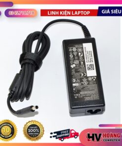 Sạc Laptop Nguyên bản Chính Hãng cho Dell 19.5V 3.34A 65W 4.5mm×3.0 mm Kim nhỏ - Bộ