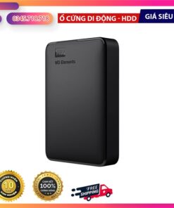 Ổ cứng di động HDD Western Digital Elements Portable 1TB 2.5" USB 3.0 - WDBUZG0010BBK-WESN (Đen) - Cái
