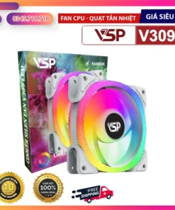 Fan VSP-V309 Trắng LED - Cái