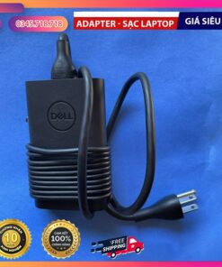 Sạc Laptop Oval Nguyên bản Chính Hãng cho Dell 19.5V 3.34A 65W 7.4mm Kim lớn - Bộ