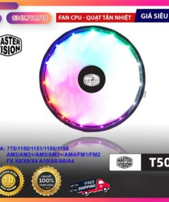 Fan VSP Cooler T50 LED (Tản Topdown 4U, Fan 9cm) - Cái 6 kiotviet 5975b6665261da9490b5cfdf0e8c33de