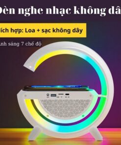 Loa Bluetooth Chữ G BT2301 Chế Độ Led RGB Tích Hợp Sạc Không Dây Siêu Tiện Lợi, Kết Hợp Micro Nghe Gọi - Cái