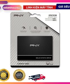 Ổ CỨNG SSD PNY CS900 250GB 2.5 INCH SATA3 (ĐỌC 535MB/S - GHI 500MB/S) - (SSD7CS900-250-RB) - Cái