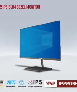 Màn hình VSP IPS Thinking 22inch tràn viền IP2203H Black - Cái 2
