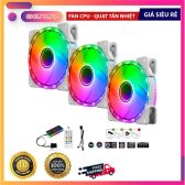 Bộ Kit 3 Fan V309C Trắng LED ARGB (1 hup/ 1 remote/ 3c Fan) - Cái
