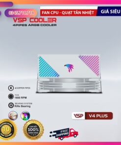 Fan CPU VSP V4 Plus Trắng LED ARGB - Cái 7 kiotviet aacb25fd69c4333dad5b05cb8fc6433a