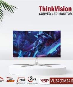 Màn hình VSP IPS Thinking 24inch Cong tràn viền VL24(CM2410Q) ( Trắng ) - Cái