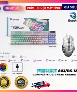 Bàn Phím máy tính Bosston 803 Trắng Xanh - Bộ