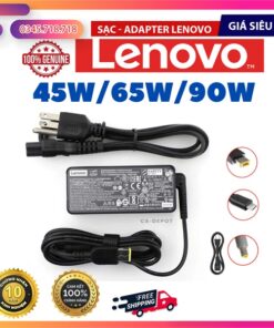 Sạc Laptop Lenovo 20V - 3.25A 65W Chân kim USB vàng - Bộ