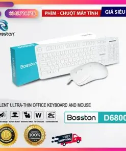 Bàn Phím vi tính Bosston D6800 Full Trắng - Bộ