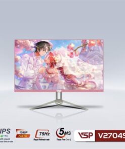 Màn hình phẳng VSP IPS V2704S 27'' Full HD 75Hz Màu Hồng - Cái