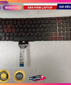 Bàn phím US cho Acer Nitro AN515-45 AN515-56 AN517-41 AN517-53 AN515-57 có đèn nền màu đỏ - Cái