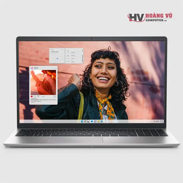 Laptop Dell Vostro 15 3530 Màn hình 15,6 inch FHD, Intel Core i5-1335U, RAM 16GB, SSD 512GB, Webcam, HDMI, Wi-Fi 6, Windows 11 Pro, Màu bạc - Cái