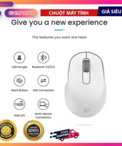 Chuột không dây FD M701Y Bluetooth Dual - Chế độ kép Bluetooth/Wifi 2.4 - Con 8 kiotviet fe2badaa700853266e96132042a724a4