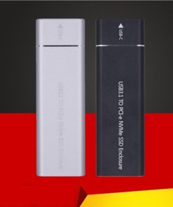 Box ổ cứng NVME MỚI Vỏ SSD M.2 NVME sang USB 3.1 Gen2 10G Hộp SSD ngoài bằng nhôm cho Khóa M / M + B cho 2230 2242 2260 2280 M2 SSD - Cái