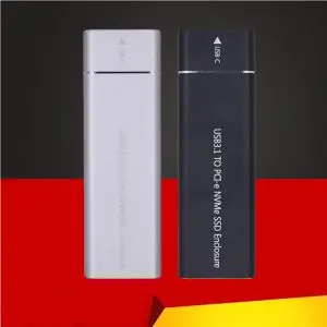 Box ổ cứng NVME MỚI Vỏ SSD M.2 NVME sang USB 3.1 Gen2 10G Hộp SSD ngoài bằng nhôm cho Khóa M / M + B cho 2230 2242 2260 2280 M2 SSD - Cái - Hoàng Vũ Computer