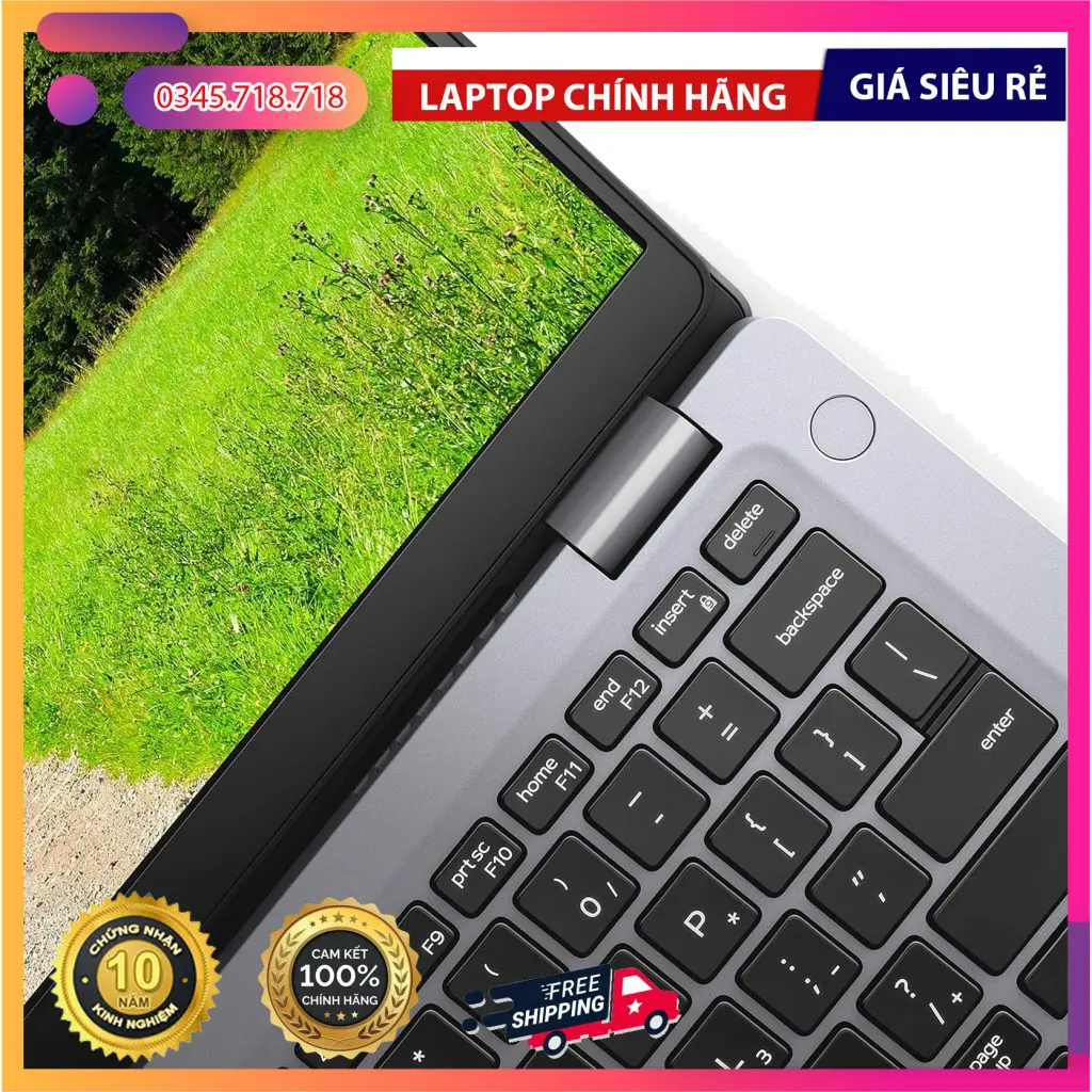 Mặt lưng và độ hoàn thiện của Dell Latitude 5310 i7-10610U Ram 8GB SSD 256GB Màn 13.3 inch FHD