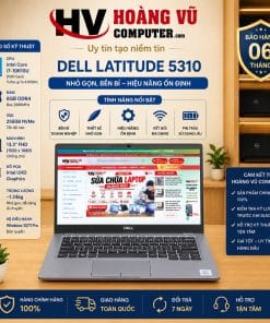 Dell Latitude 5310 i7-10610U Ram 8GB SSD 256GB Màn 13.3 inch FHD - Hoàng Vũ Computer